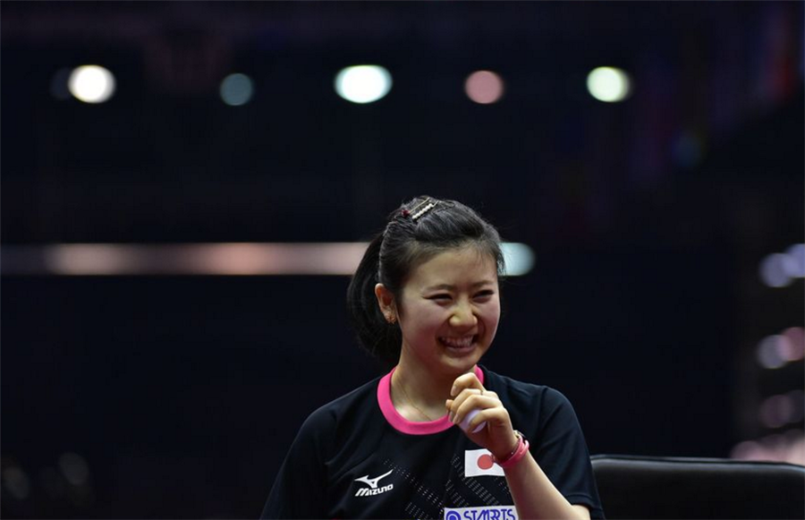 备受国人喜欢的福原爱,如今怀孕回日本领奖,面色红润气色好