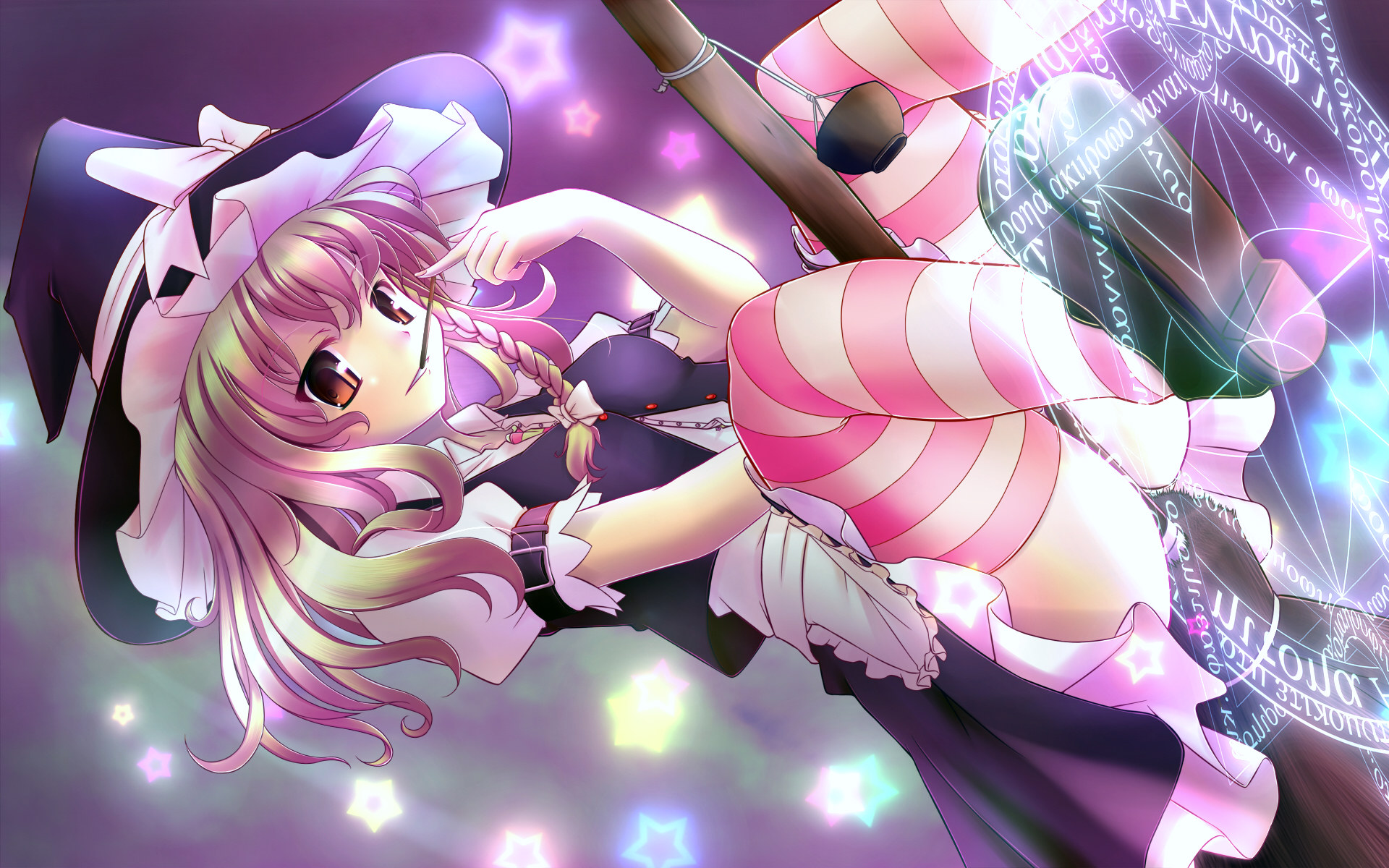 雾雨魔理沙美女动漫壁纸