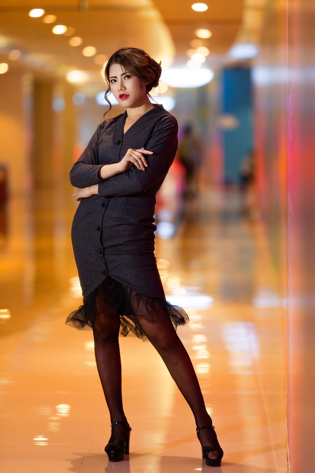 美女摄影:丰润气质美女外拍