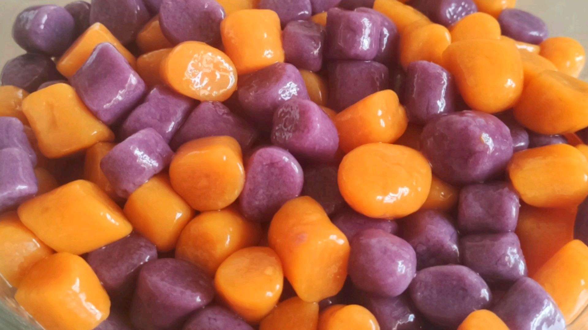 爱吃芋圆,不用买,跟我一起做,晶莹剔透,Q弹爽滑