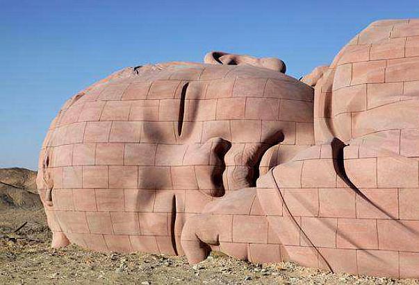 当之无愧的"天地之子"!巨婴沙漠沉睡一年多,游客不忍