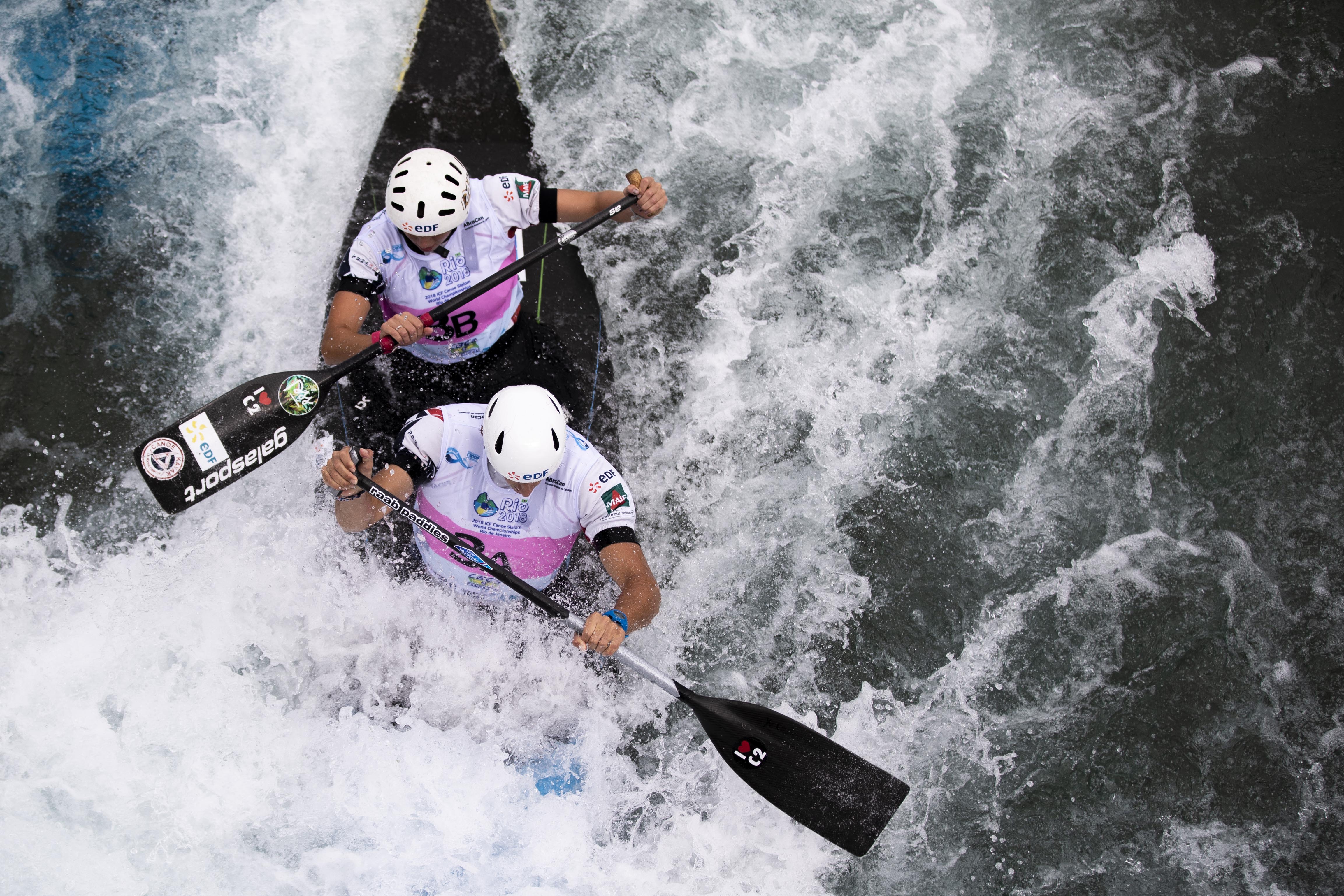 皮划艇激流回旋——世锦赛男女混合双人划艇决赛赛况
