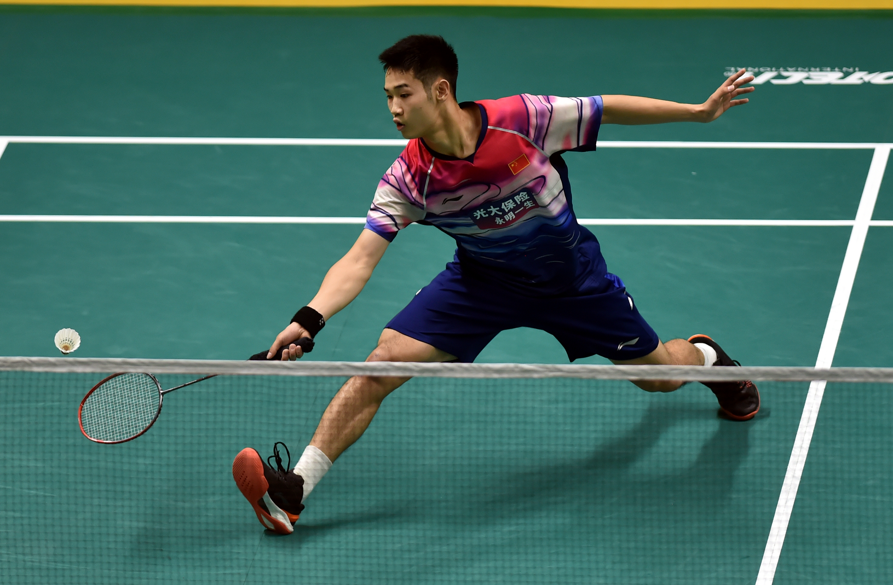 羽毛球——澳门公开赛:孙飞翔晋级四强(2)