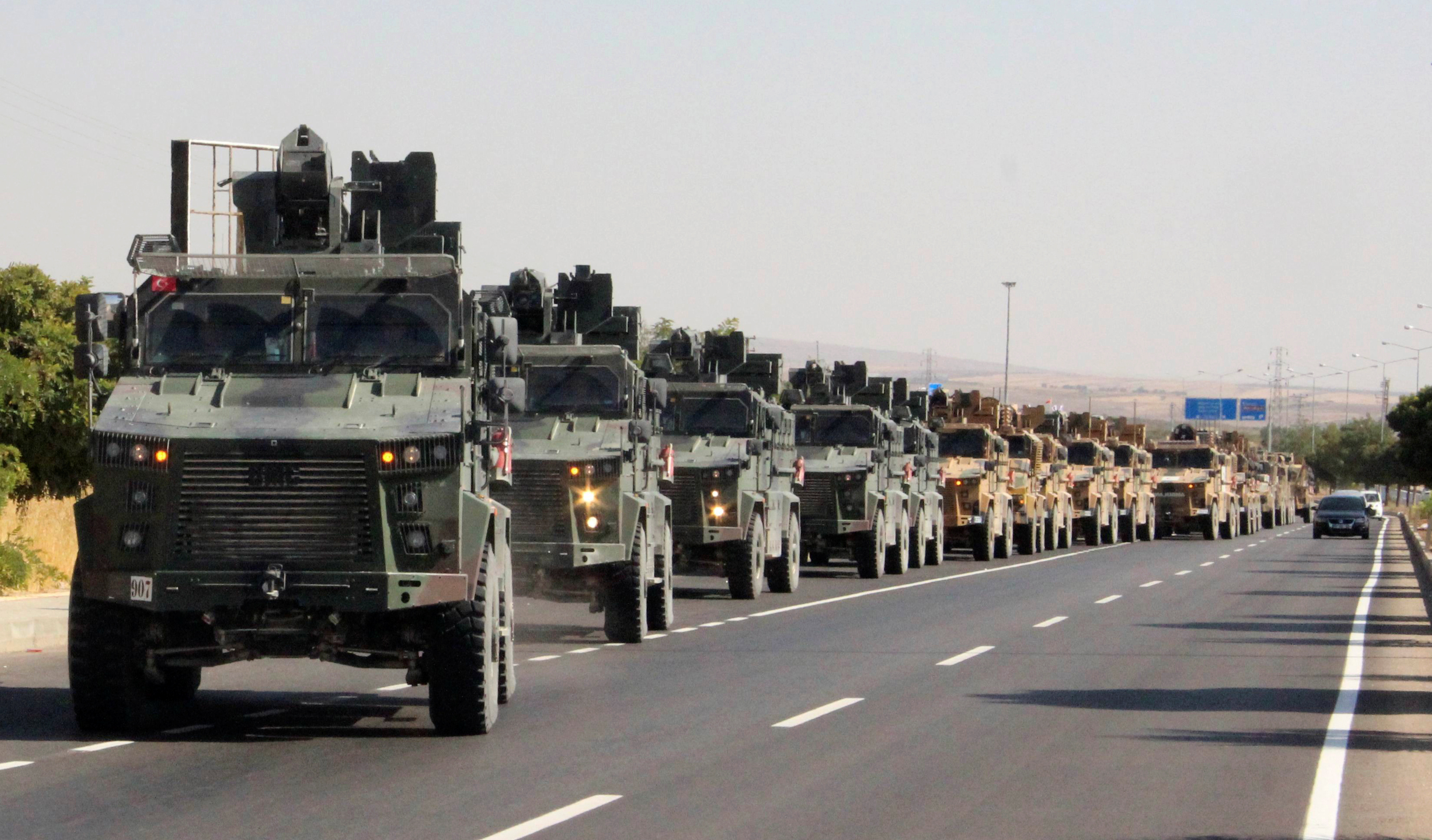 土耳其军队在土叙边境集结