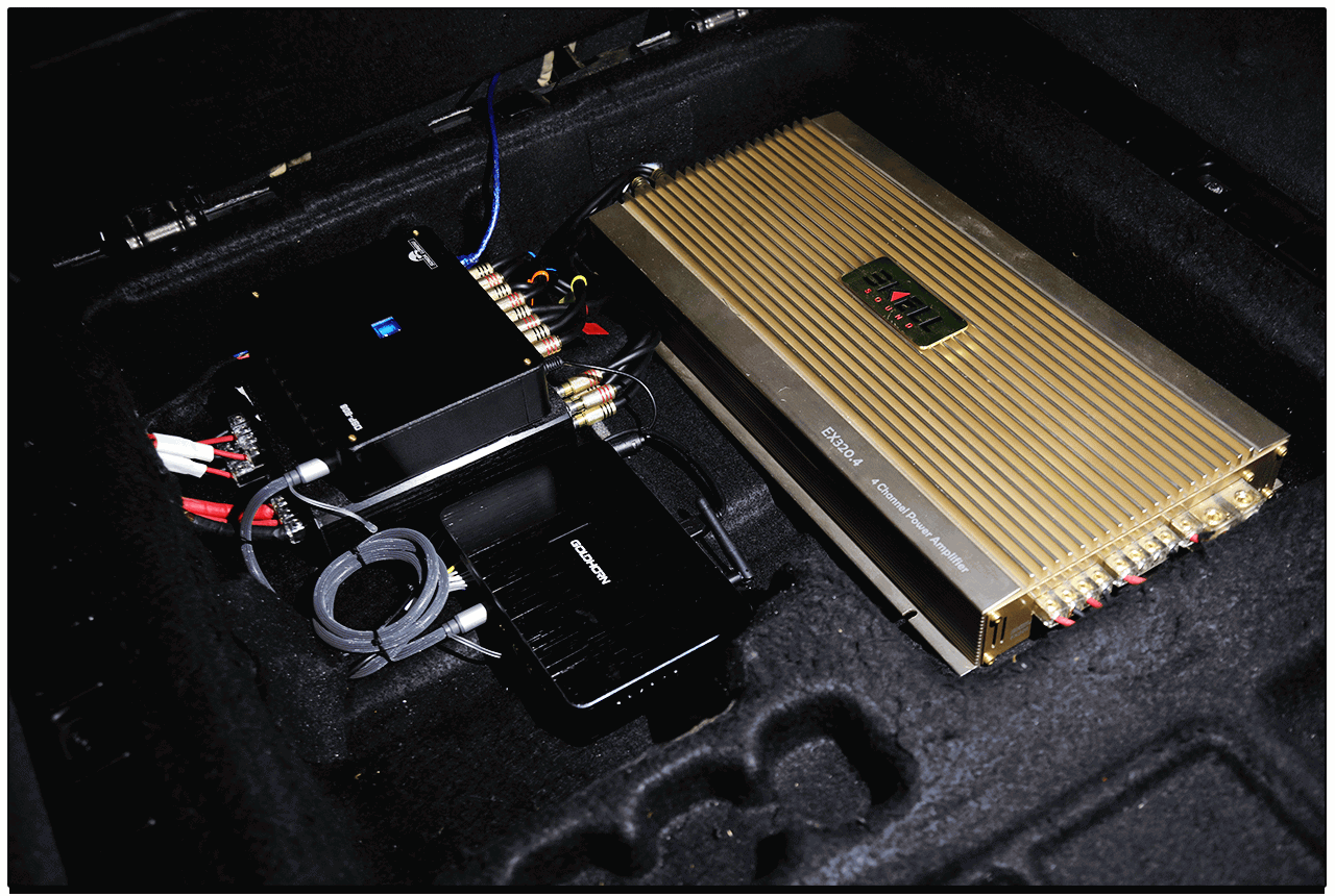 宝马x3音响改装升级劲浪三分频