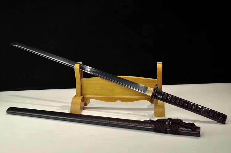 新款:黑玫瑰唐直刀 尺寸:全长102cm 刃长72cm  柄长27cm  刃宽3cm  刃