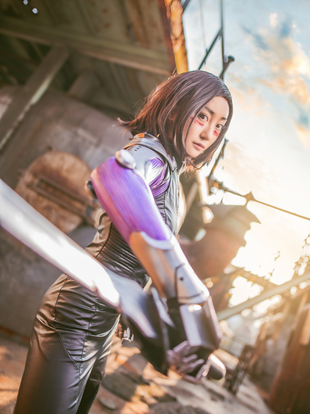 战斗天使阿丽塔cos:面对邪恶,我不会袖手旁观