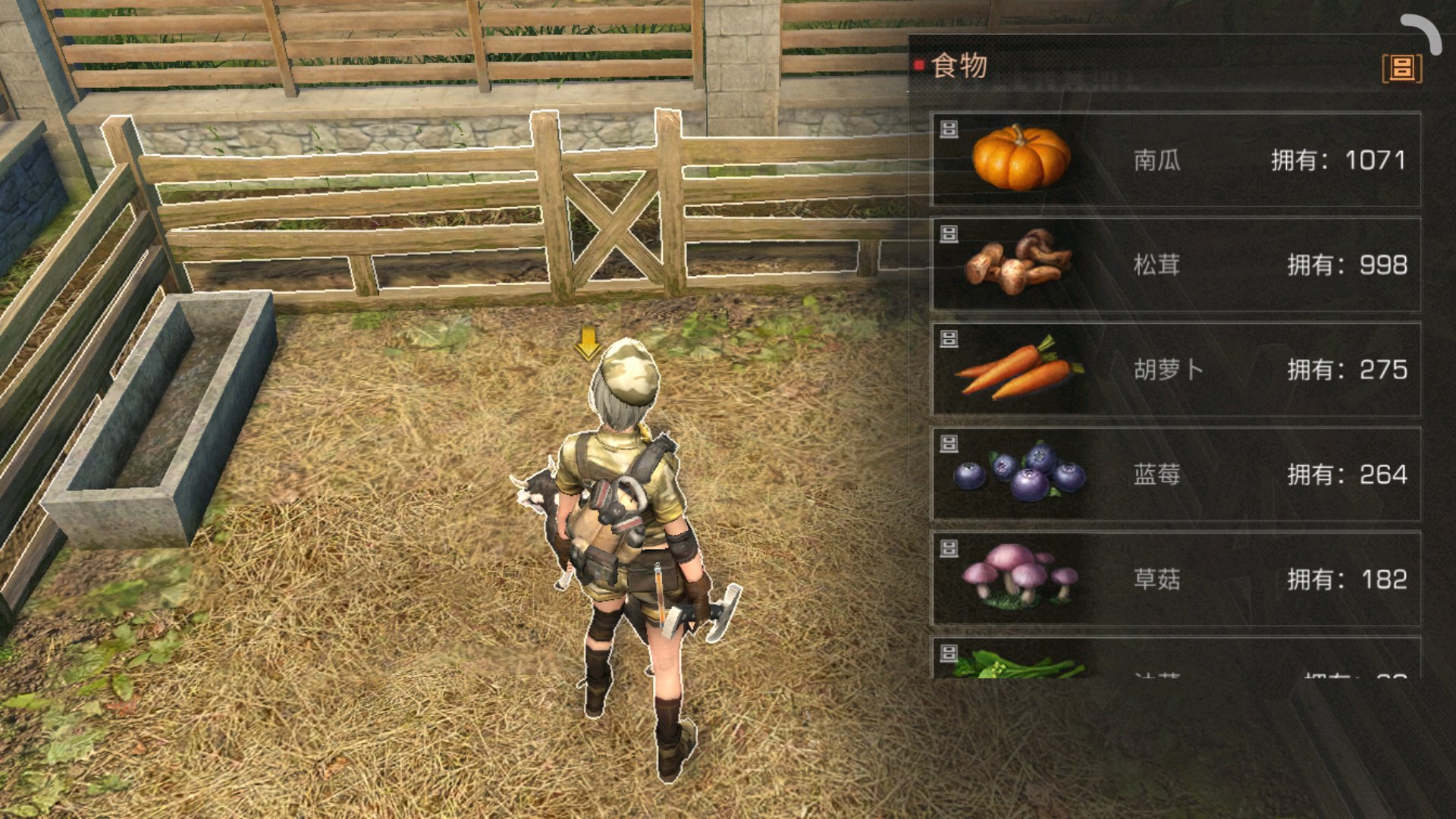 明日之后:玩家当起厨师有多可怕?南瓜存量肝帝看了也得服气!