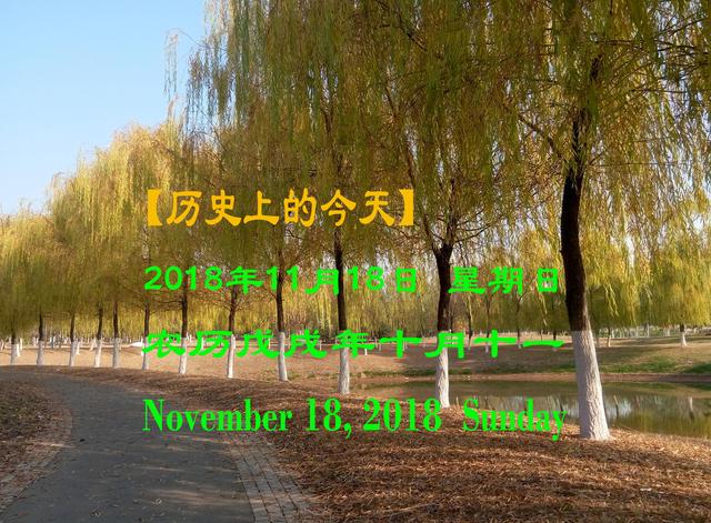 历史上的今天—11月18日