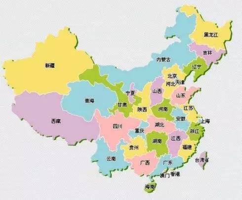 一张图巧记中国