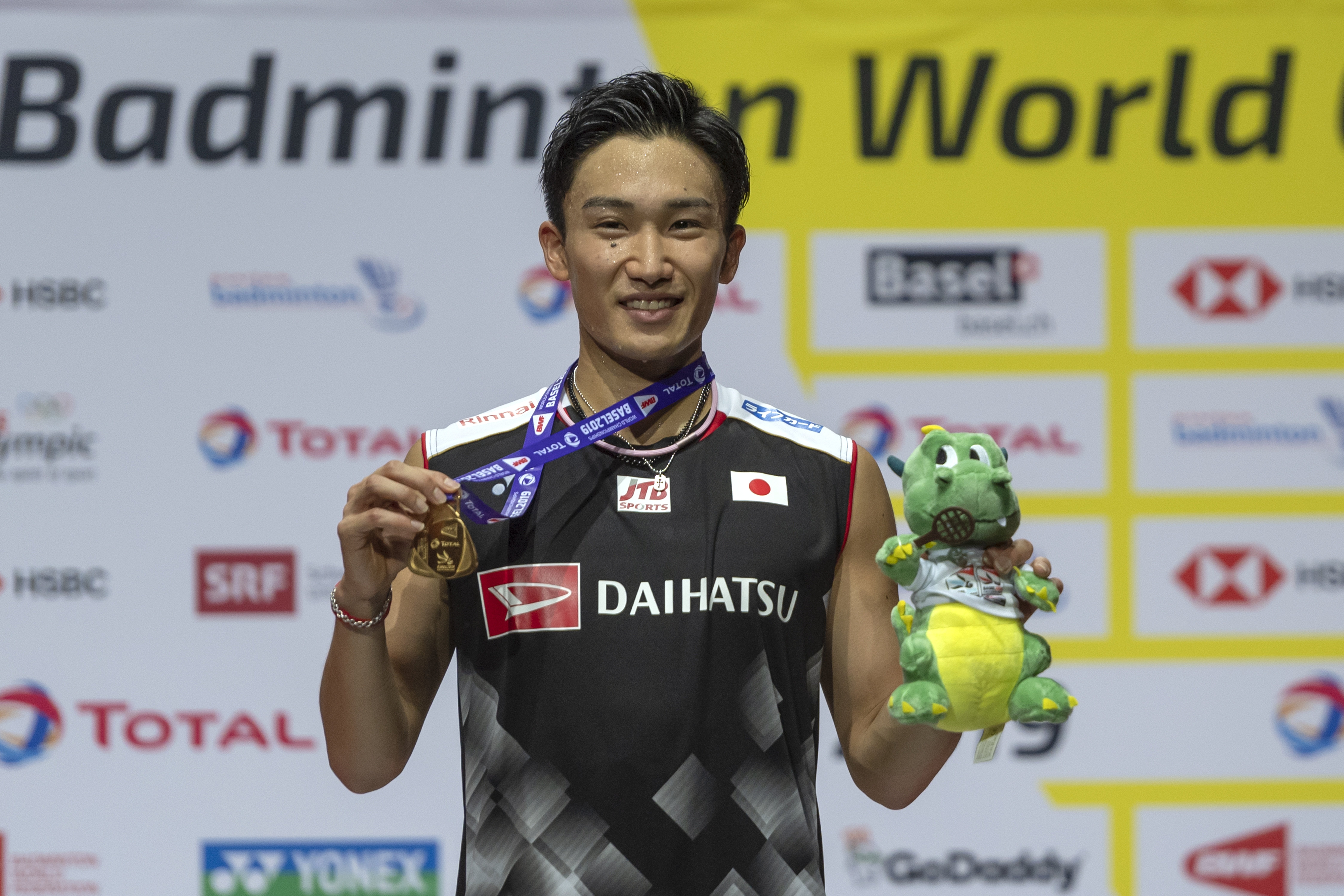 羽毛球——世锦赛:日本选手桃田贤斗男单夺冠(9)