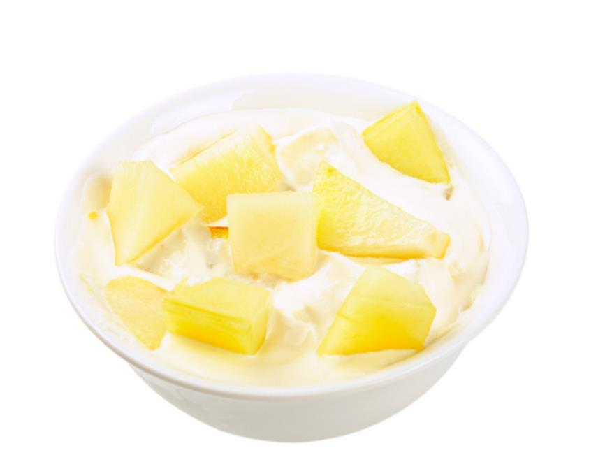 奶油哈密瓜 汤原料:面粉适量,哈密瓜半个 调味料:白糖适量,奶油2匙