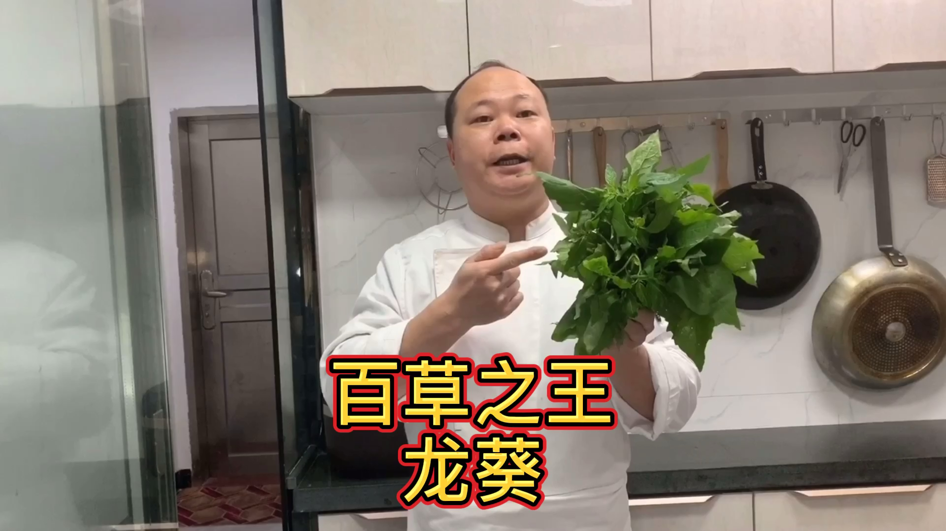 大厨分享,百草之王,皮蛋瘦肉龙葵汤,据说:这种野菜还能治百病
