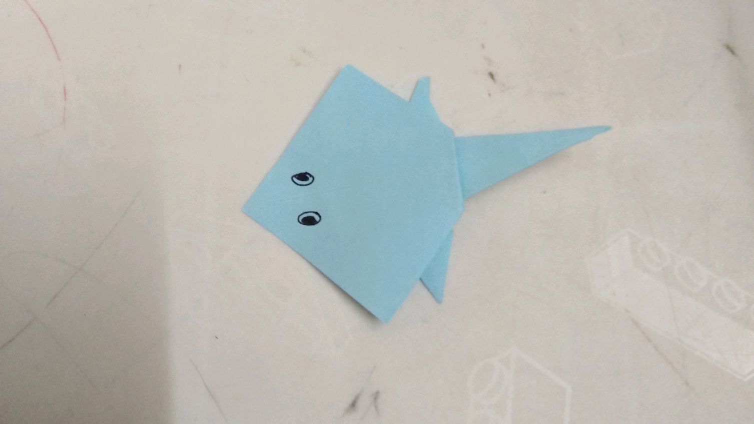 手工折纸～～鱼4(鳐鱼)