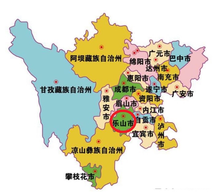 中越两国重名的乐山市:中国四川省的地级市,越南和平省的普通县