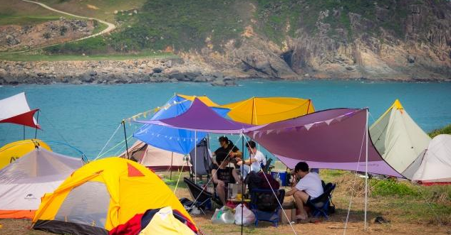 香港美丽海岛东龙洲,徒步露营海钓天堂