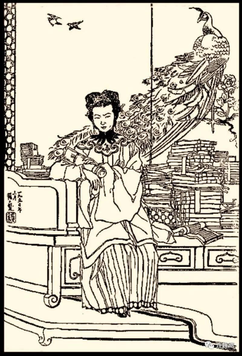 中国当代书籍插图艺术欣赏(十一)《儒林外史》程十发插图