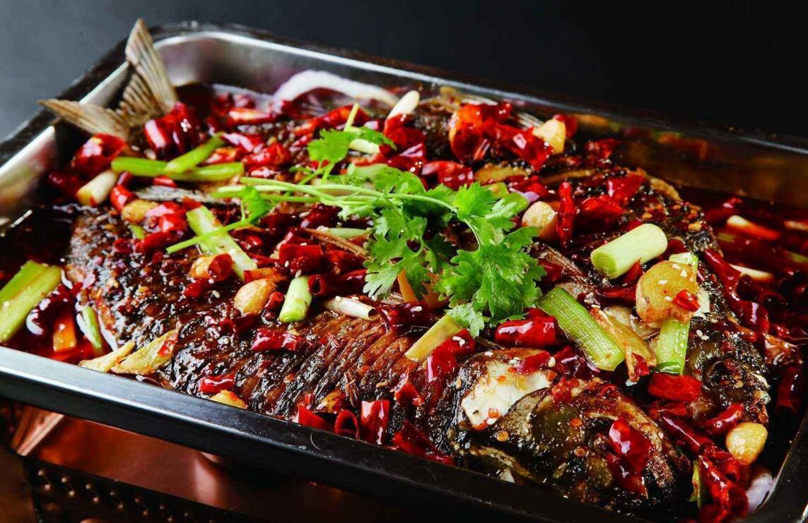 重庆万州烤鱼照片图片