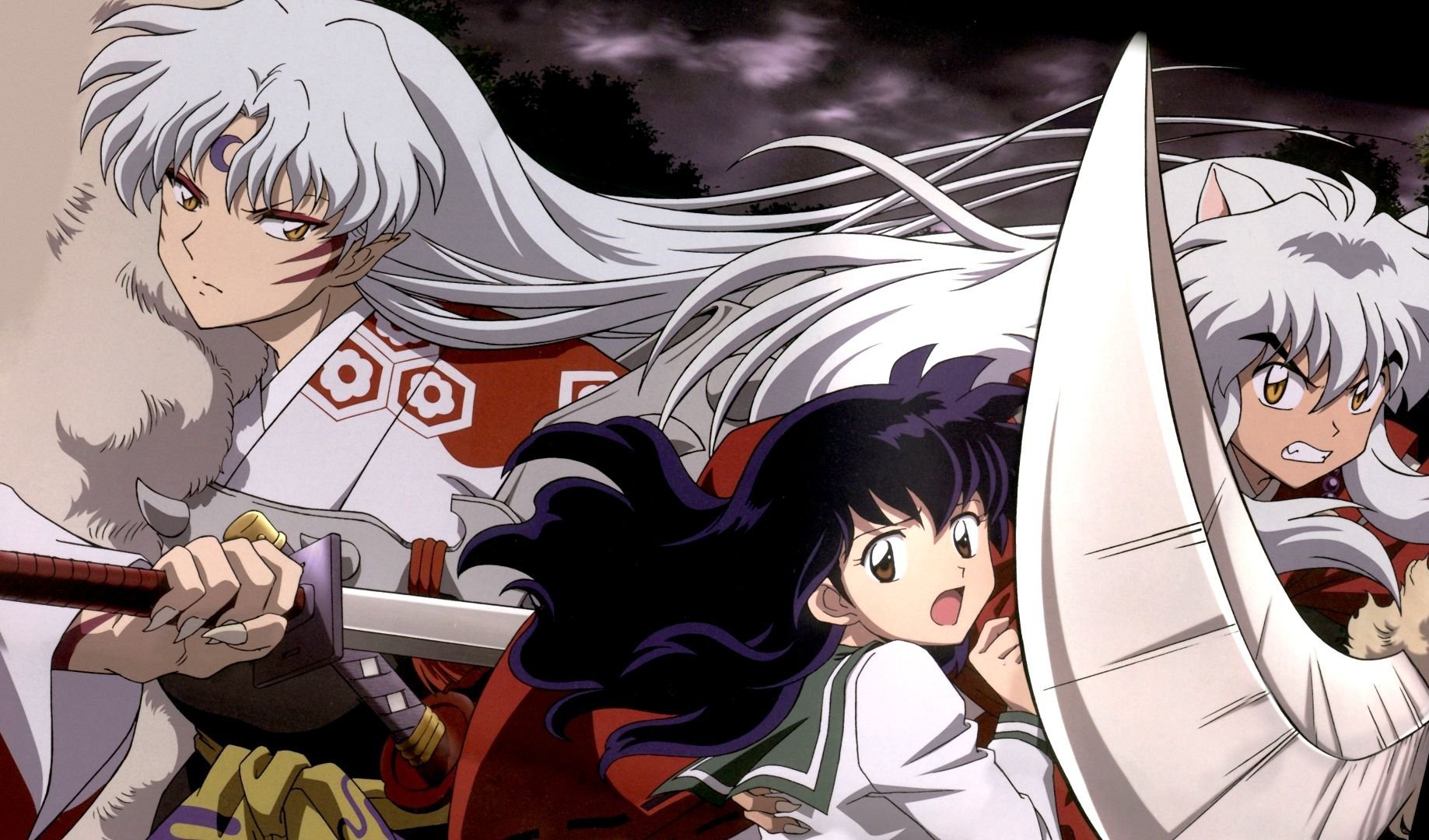 动漫壁纸:经典动漫《犬夜叉》,杀生丸殿下简直太帅了!你喜欢吗