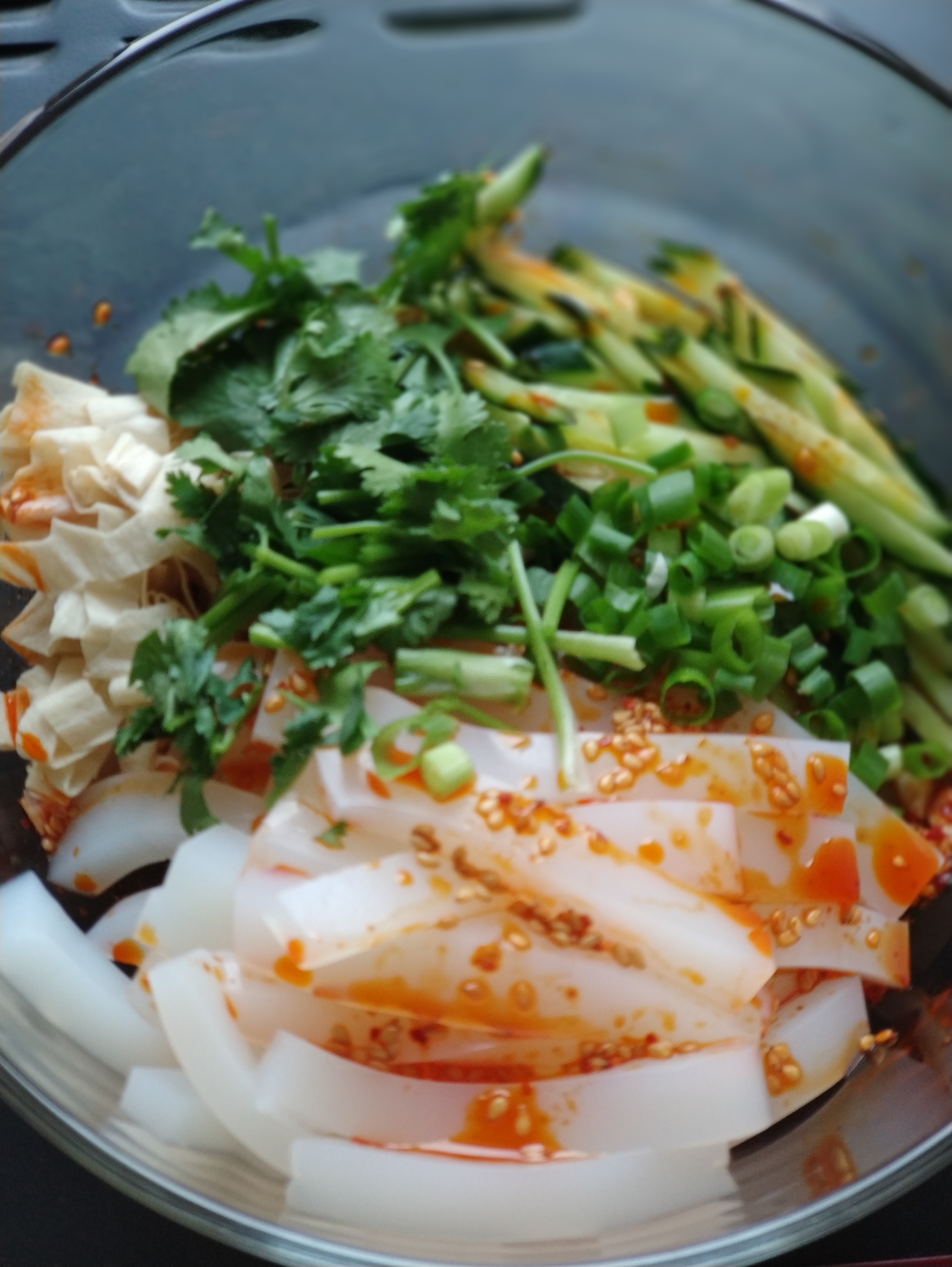 原创.夏日凉凉家常版"红油凉粉"