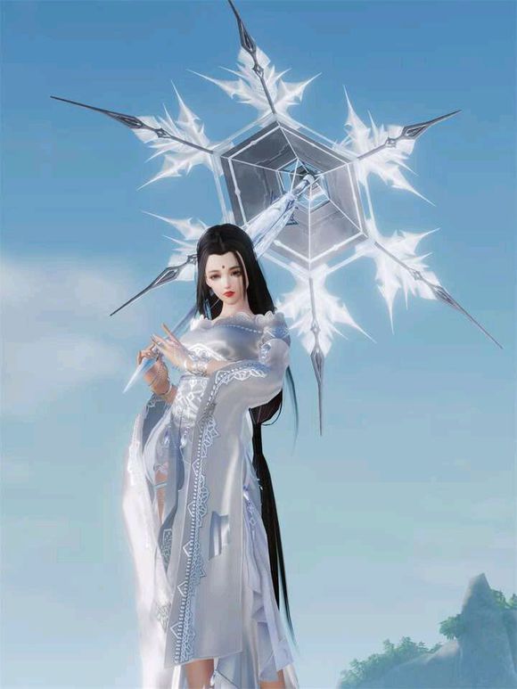 蓬莱以伞为武器,图为俗称的雪花伞