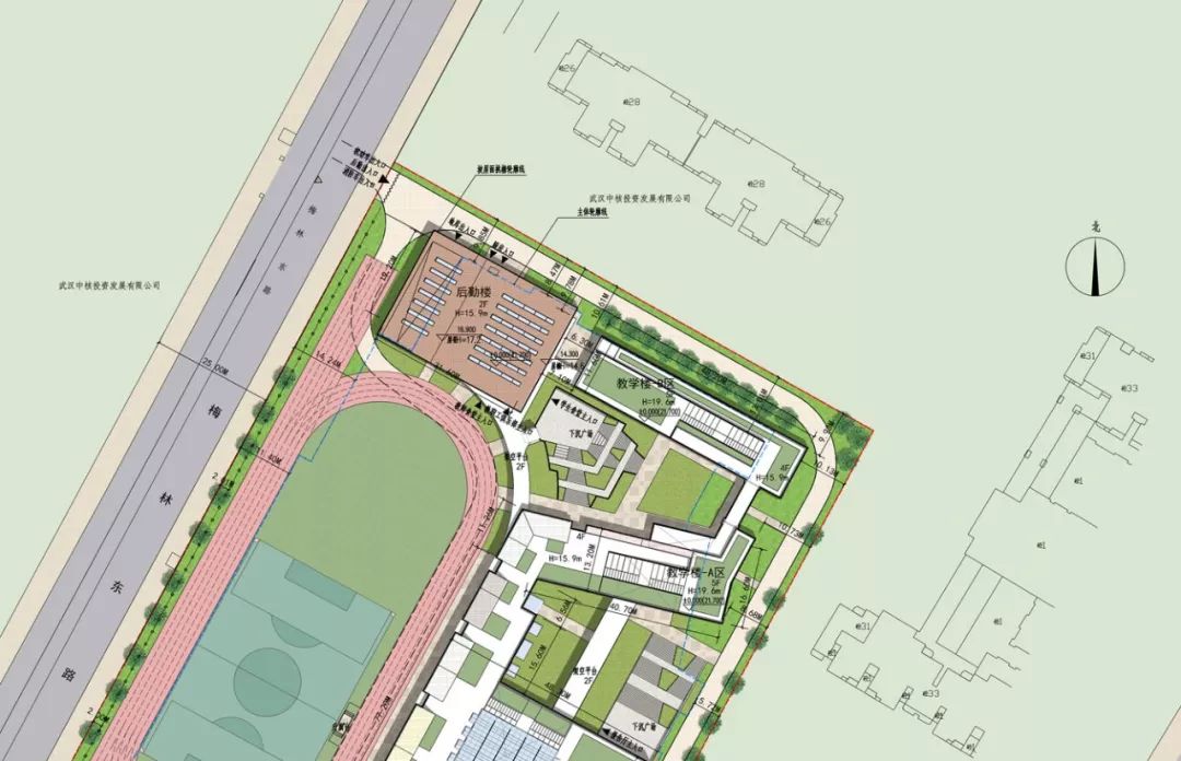 汉阳区教育局申报的国博三小项目规划设计方案批前公示