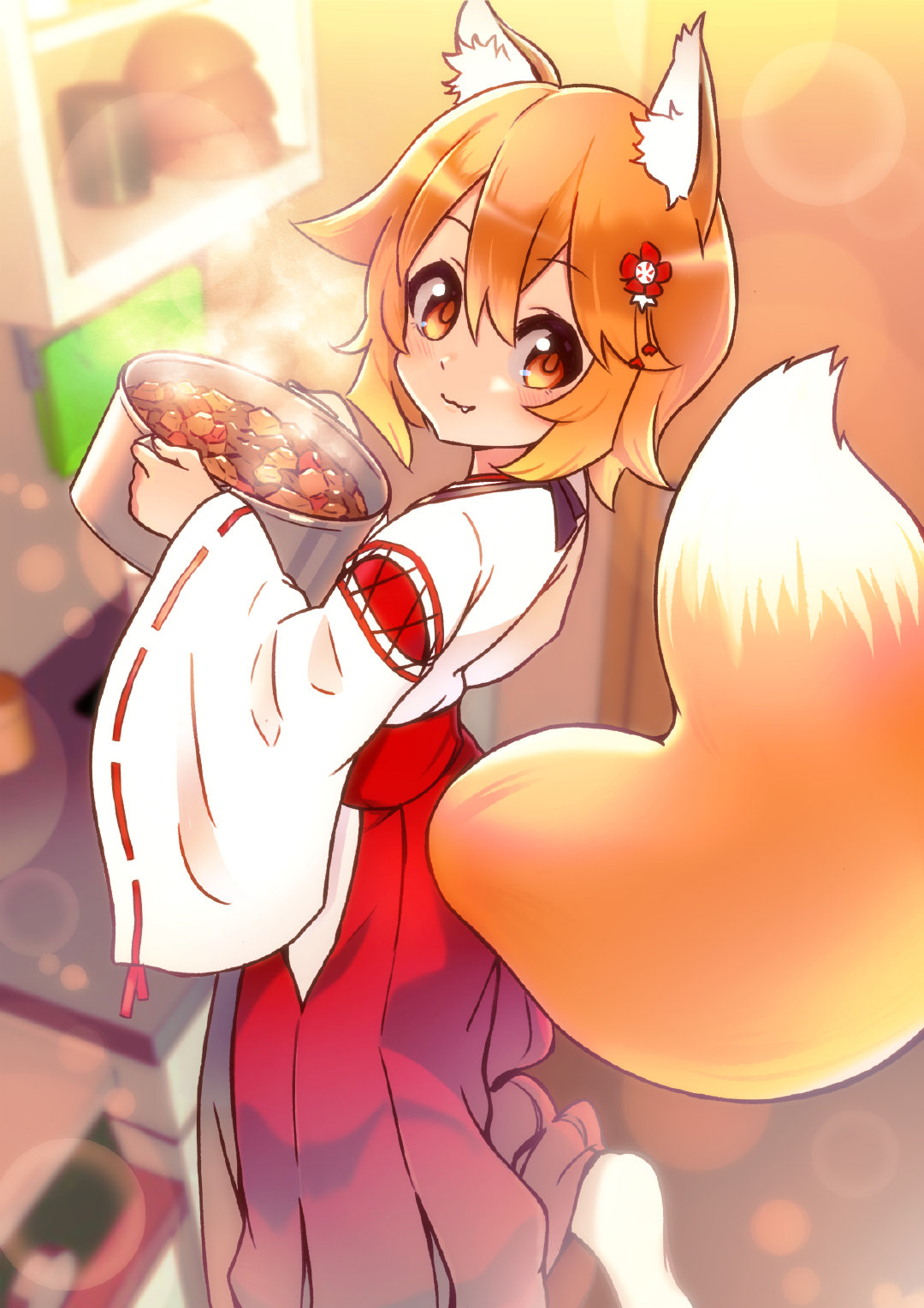 贤惠幼妻狐仙小姐:小狐仙精美插画分享,聪明又贤惠