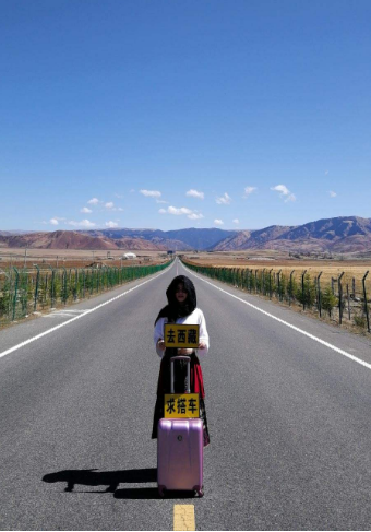 川藏线上最真实穷游女,"撑死胆大的,饿死胆小的"