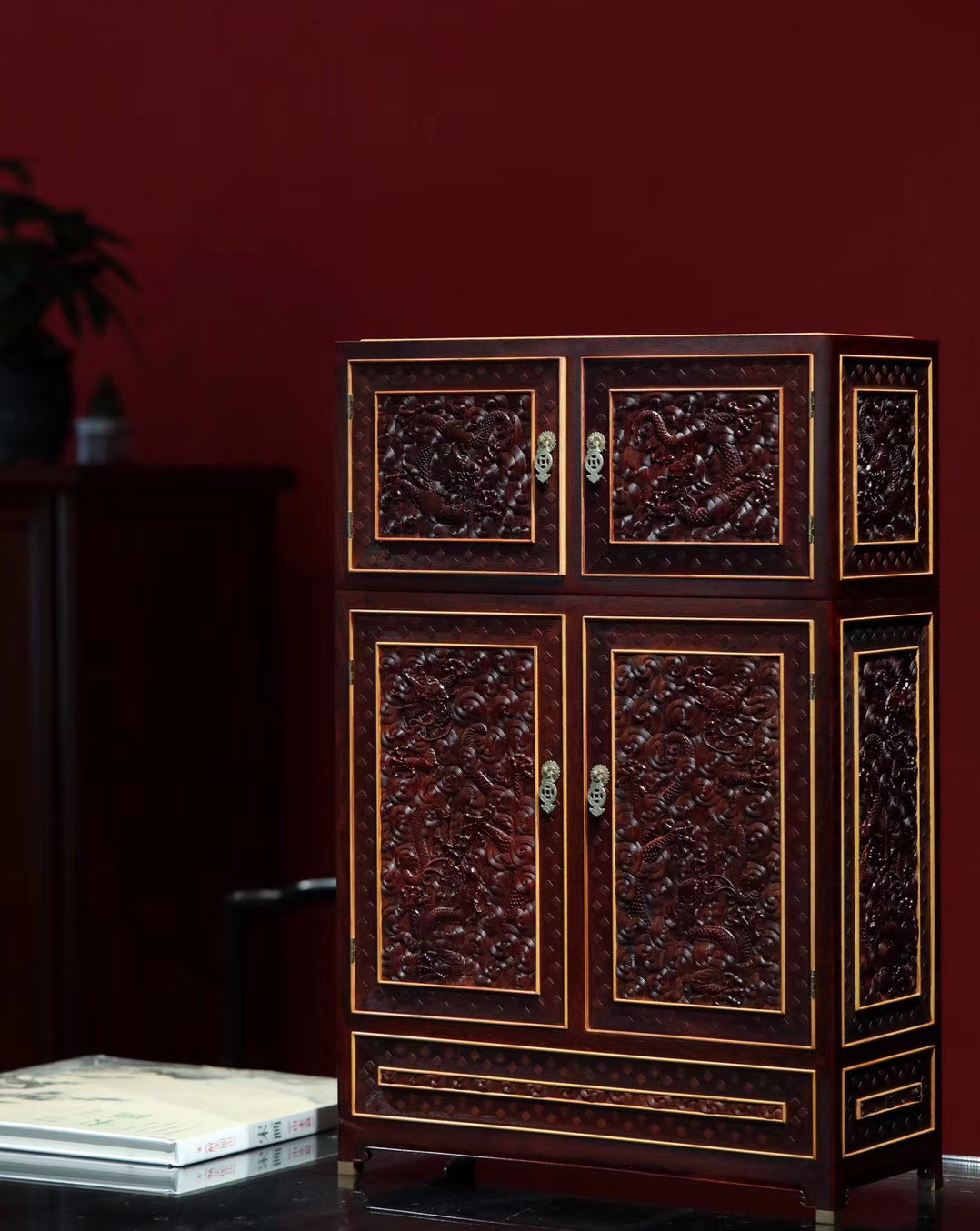 百度爱采购首页 商品专题_黄杨木方角柜形制经典,造