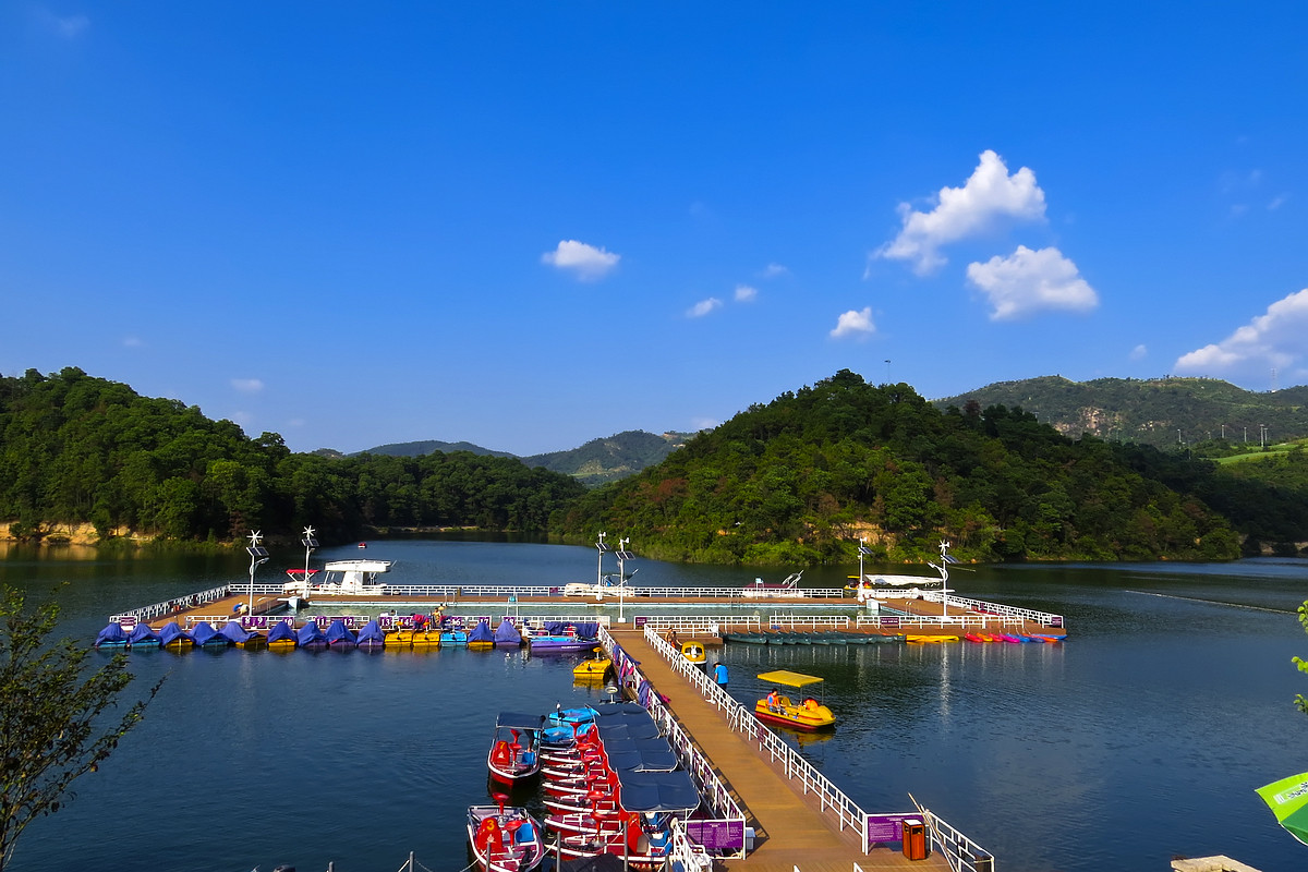 风景写实——花都九湾潭水库