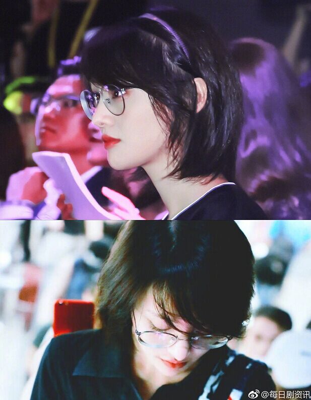 女星爱上"金丝眼镜",倪妮美腻,baby少女,却都被郑爽秒杀了!