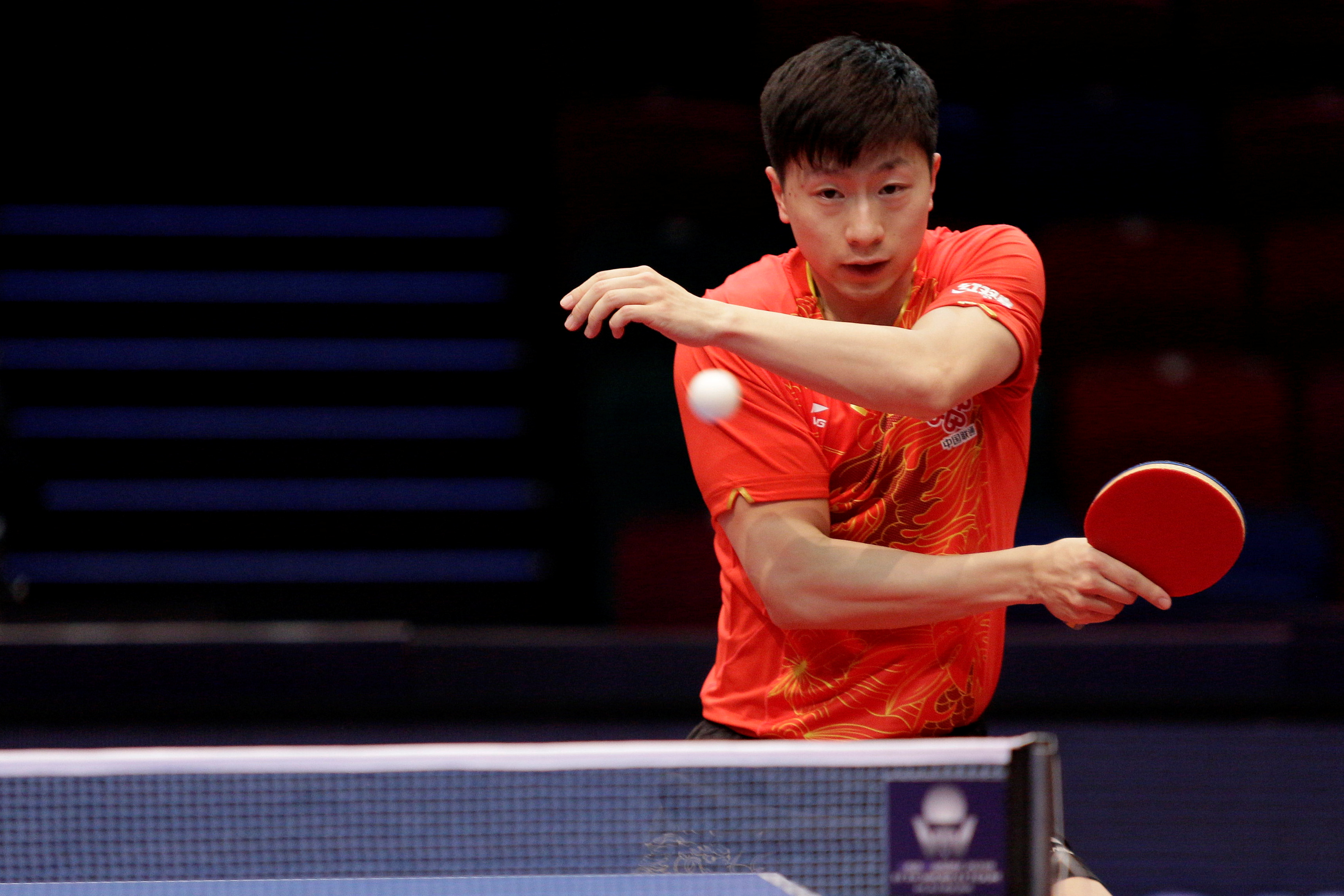 乒乓球——德国公开赛:马龙晋级16强(5)