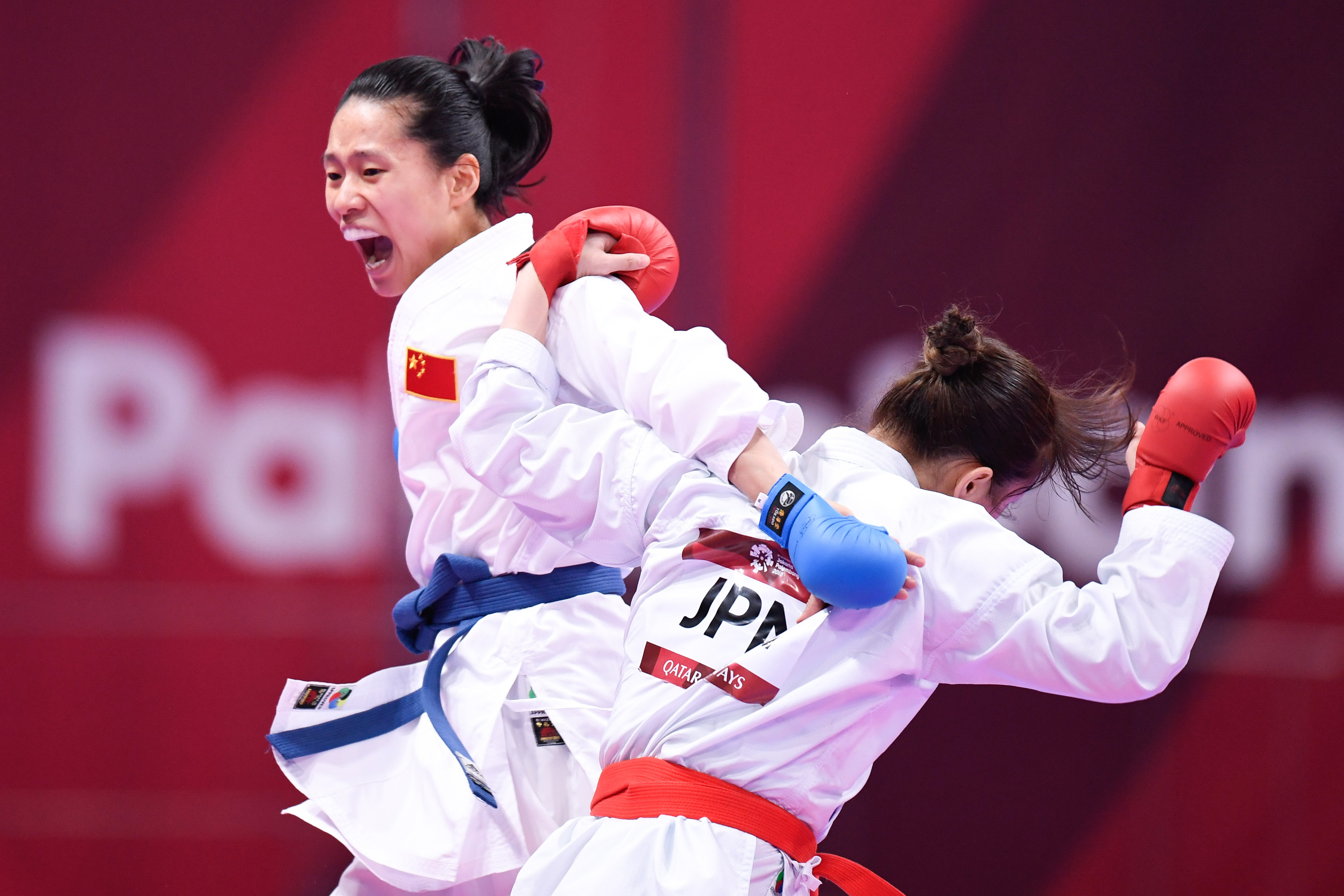 空手道——女子68公斤以上级:高梦梦获得银牌(5)