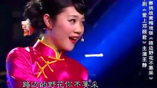 [图]黄梅戏《路边的野花不要采》音乐剧《爱上邓丽君》演唱：王静