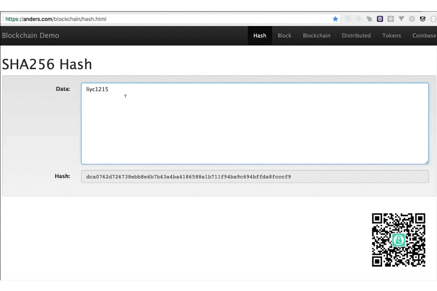 algorithm will calculate a unique hash, given those inputs