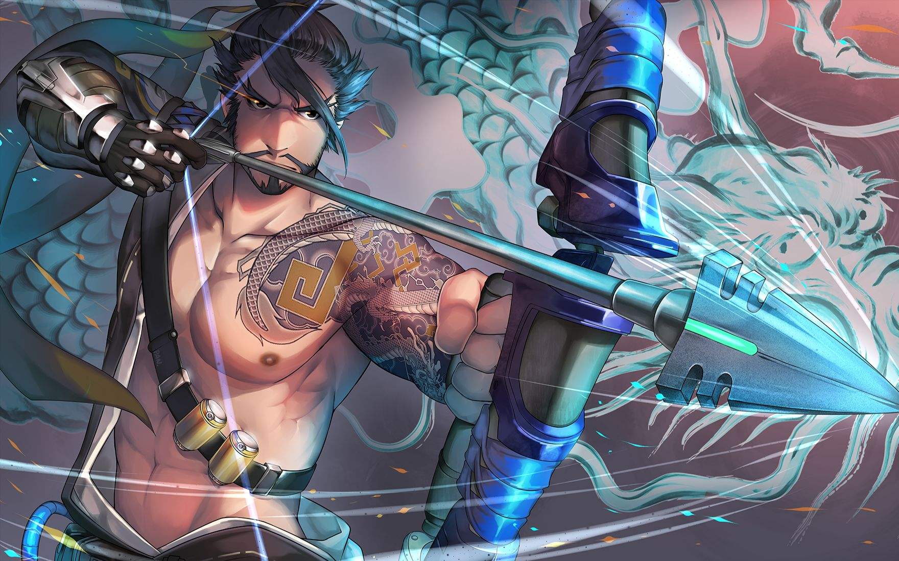 守望先锋:半藏的魅力是什么?是半藏一箭!