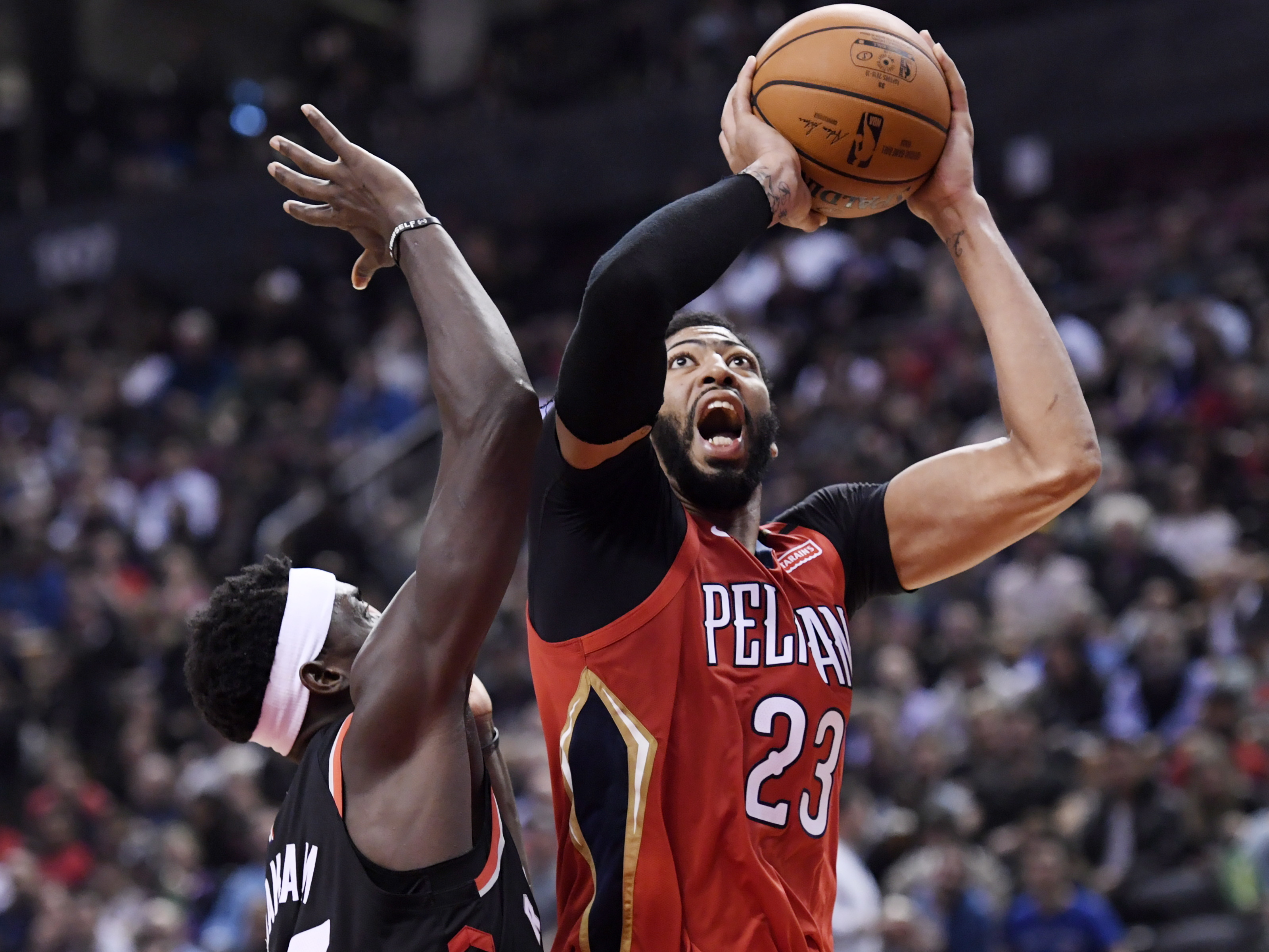 篮球——nba常规赛:鹈鹕胜猛龙