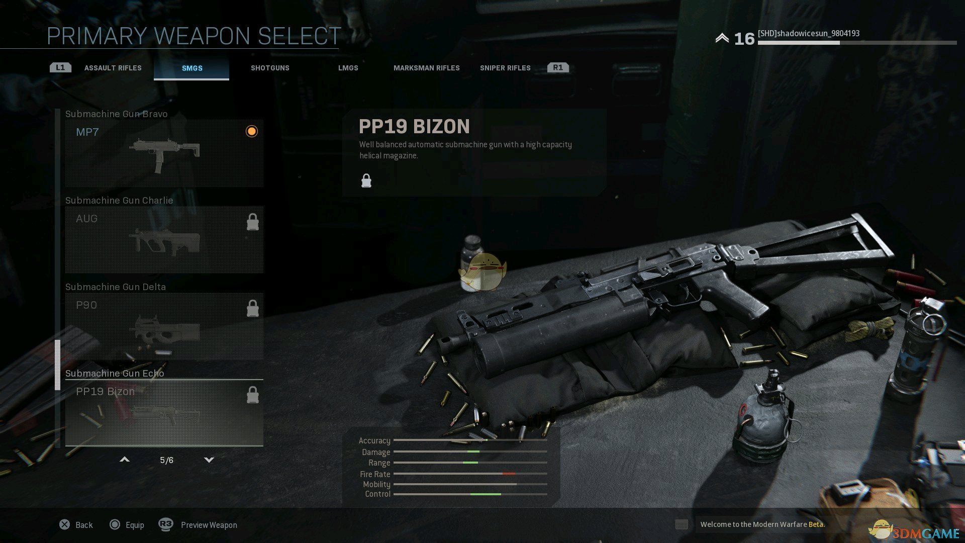 《使命召唤16:现代战争》pp19野牛冲锋枪推荐配件介绍