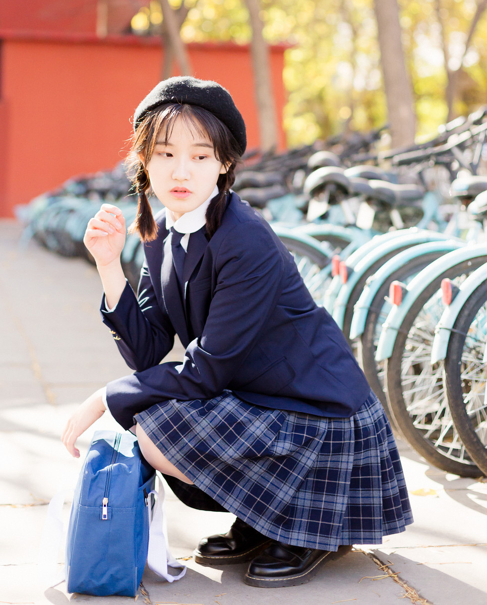 人像写真-学生模样,可爱清纯