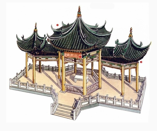 美图素材:古风场景画集,古风建筑图分享