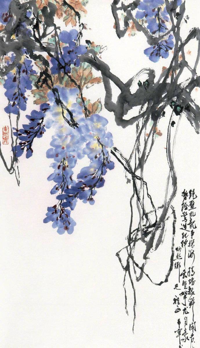 紫气东来,于希宁花朵作品欣赏