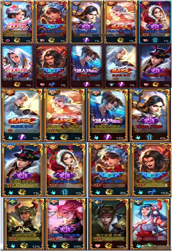 王者荣耀:土豪们的玩法,真正的皮肤盛宴,你见过的都在这里!