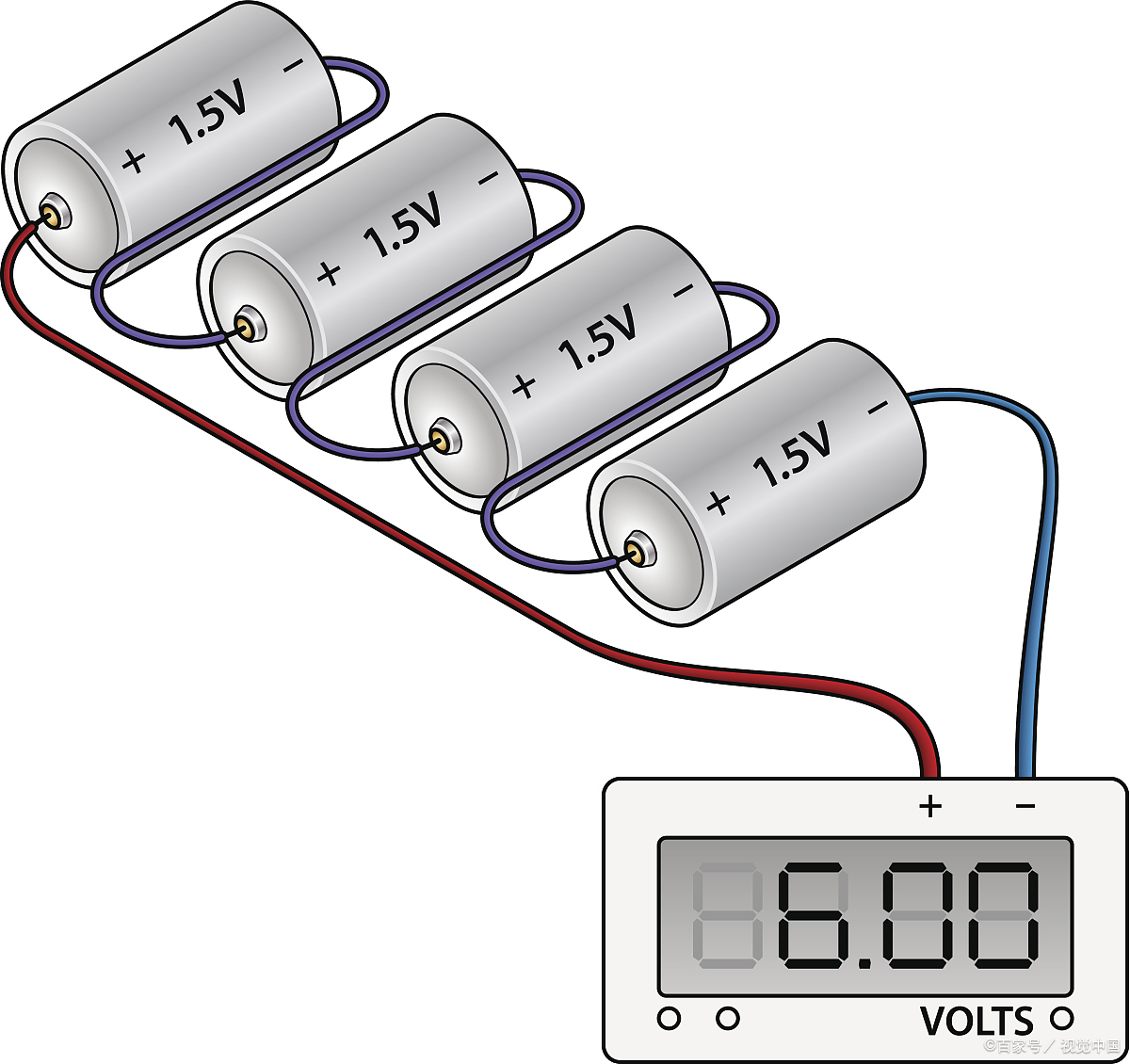 两个电源串联图解图片
