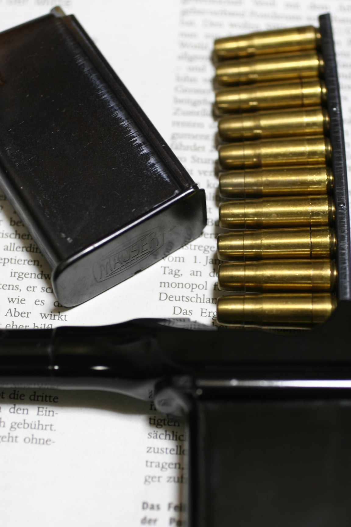 毛瑟m712型全自动手枪开箱