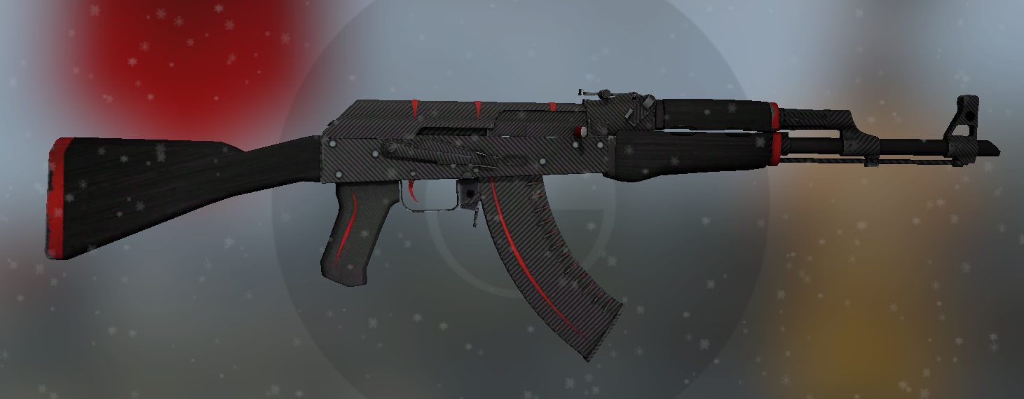 是会漏出一点点灰色整体就变得不那么协调了,而且红线ak也有着一个小