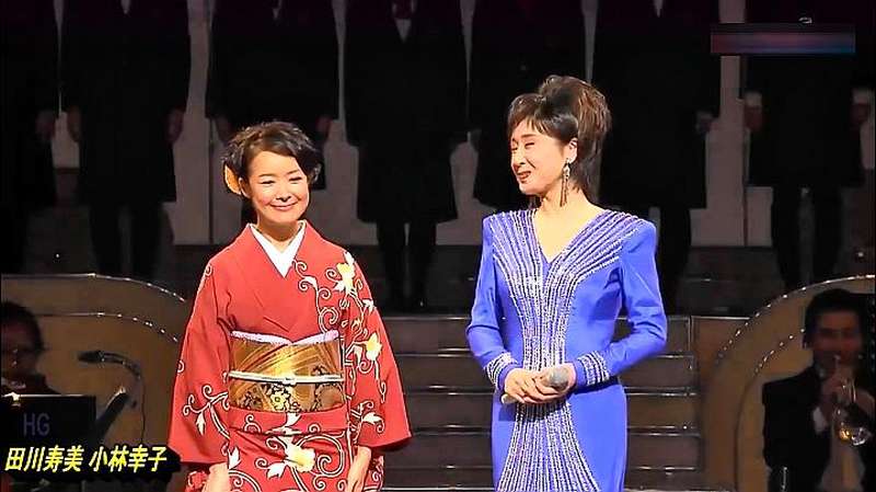 精彩的日本演歌，田川寿美小林幸子共同演绎这首《雪椿》,音乐,民族,好看视频