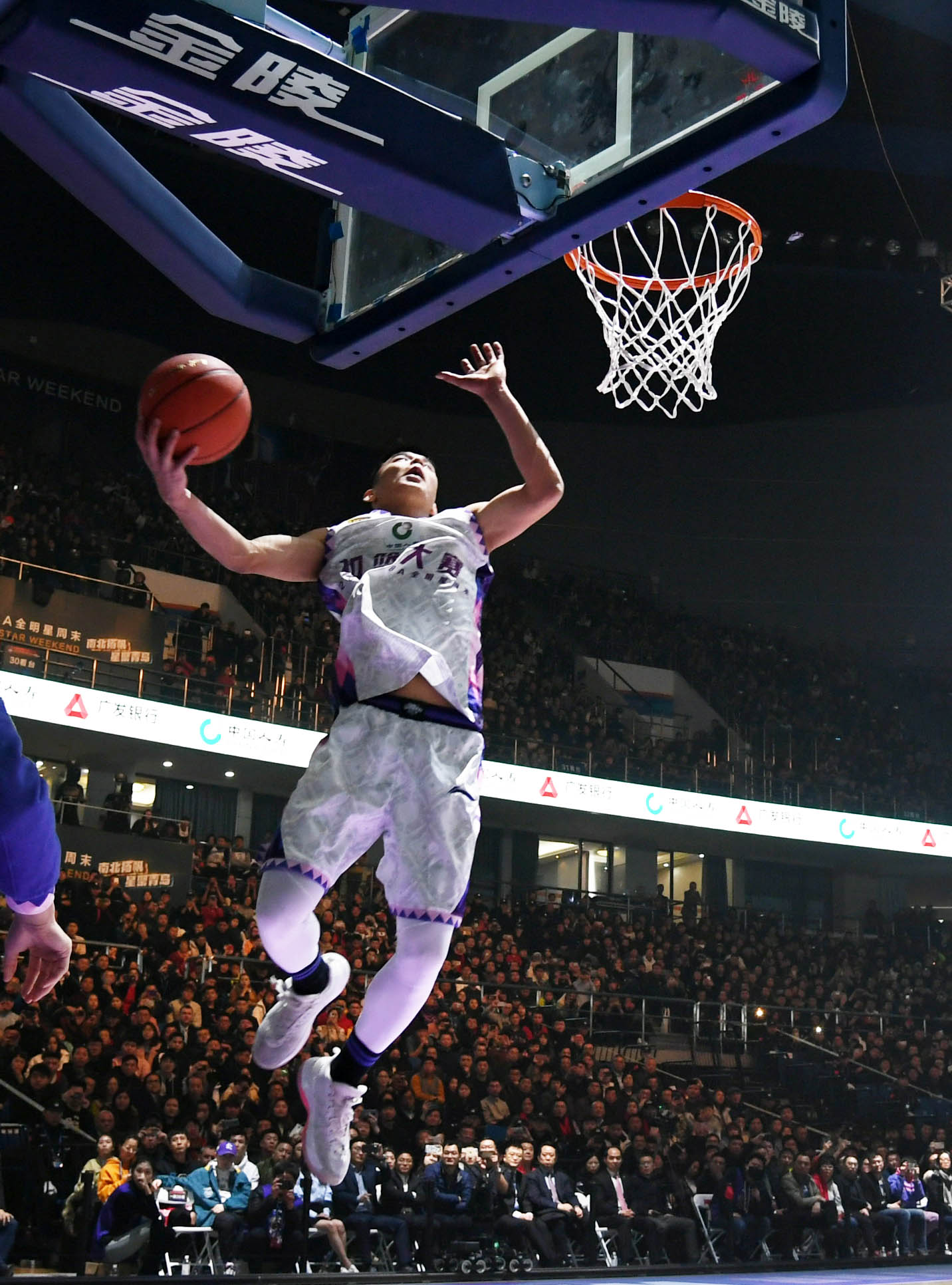 篮球——cba全明星周末:张健豪获扣篮大赛冠军