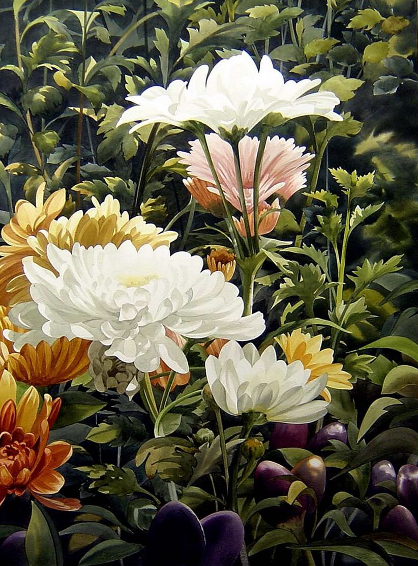 水彩 风景|菲律宾画家alfred galura的水彩花卉 画尽人间芳菲