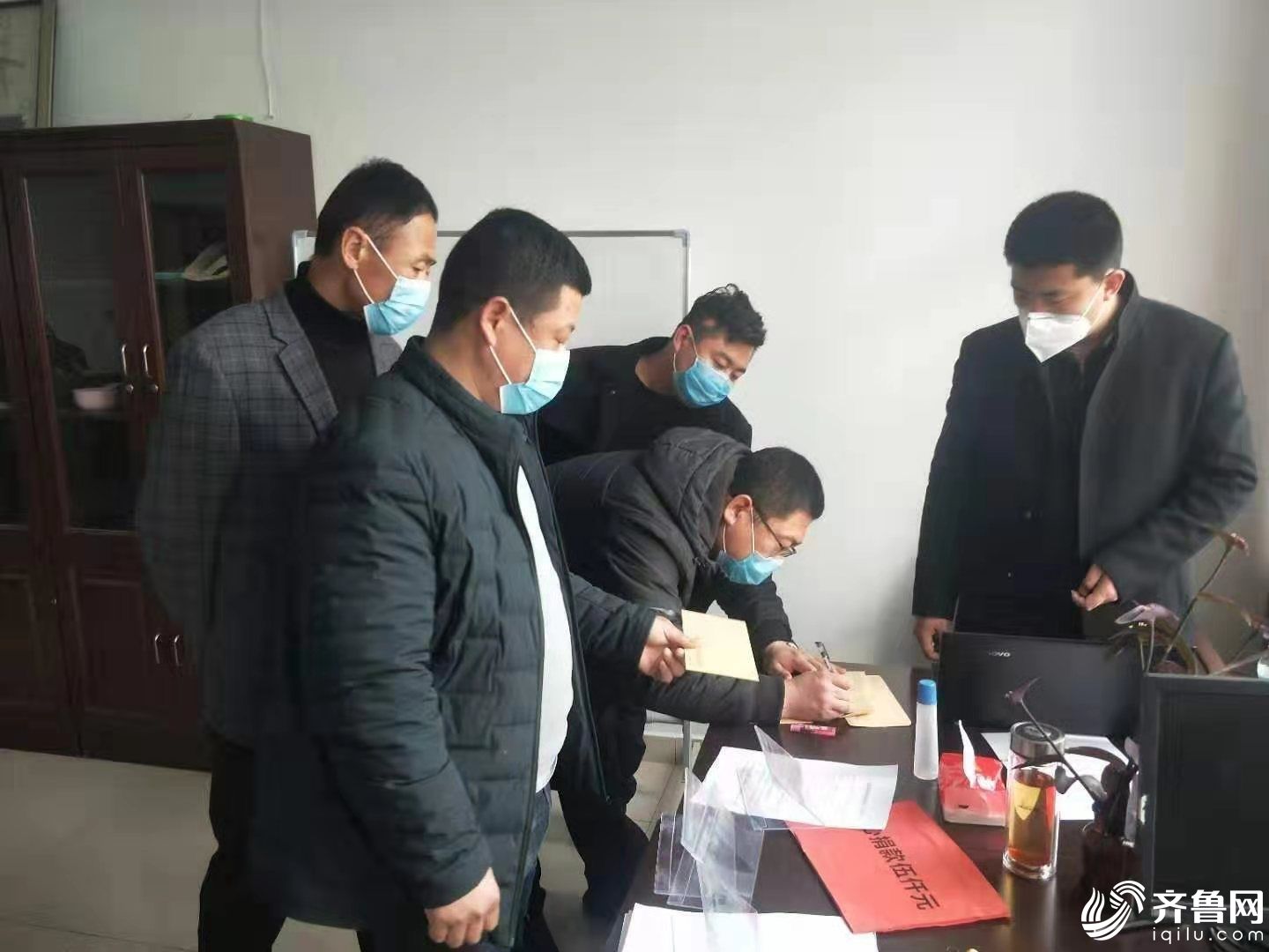 四名"见义勇为积极分子"爱心助力无棣水湾镇疫情防控工作