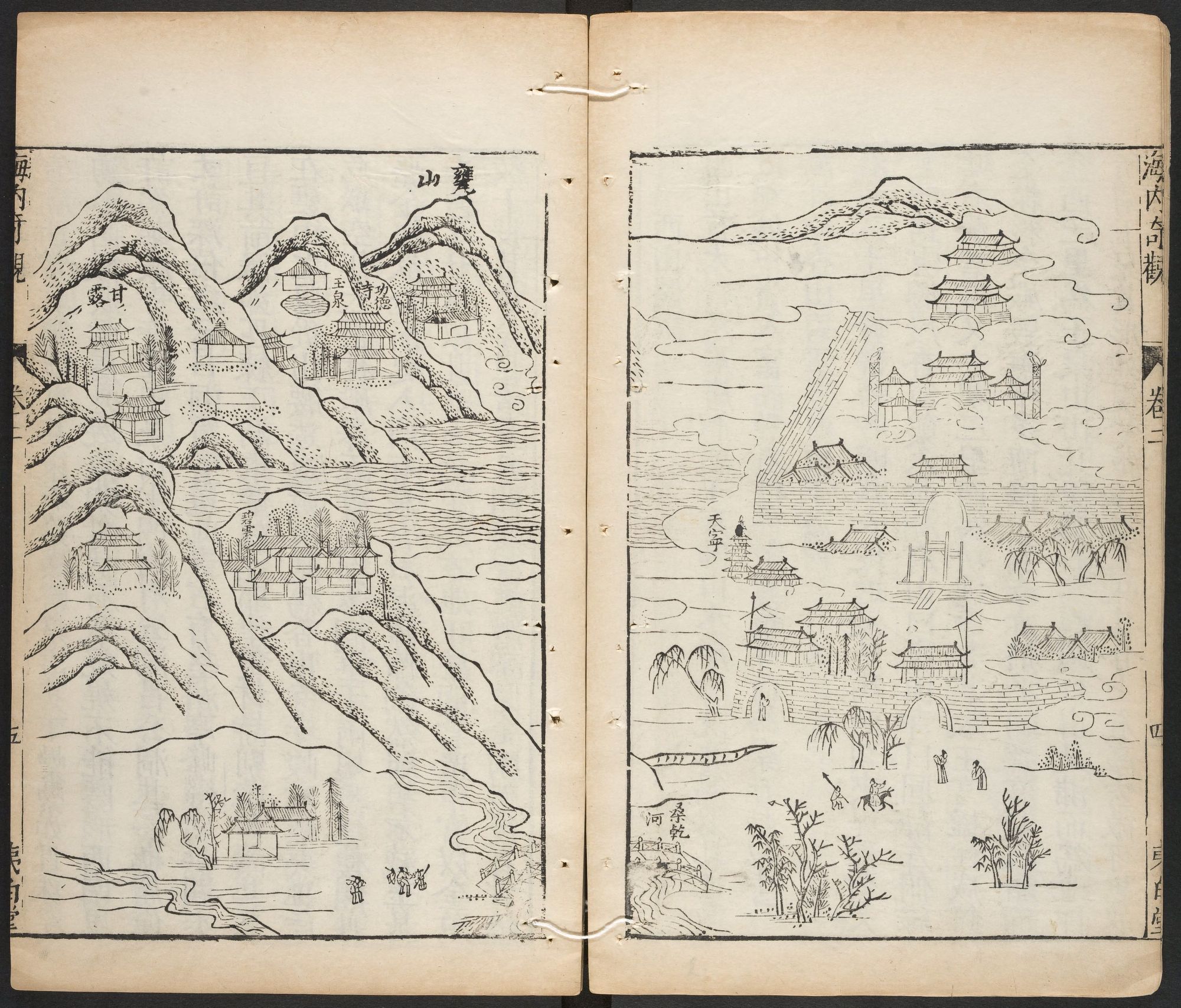 千年沧桑归数图,纸上春秋话名胜—古代"旅游地图"之美!